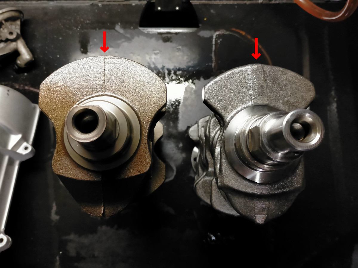 アルミ鋳造クランクアーム 鍛造クランクと鋳造クランクの見分け方 – FRS performance engineering バイク クランクアーム左と右セット 方形穴 アルミニウム合金6061 ブラック